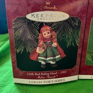 Six Madame Alexander Hallmark ornaments